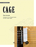 Bacchanale by John Cage arranged for Guitar